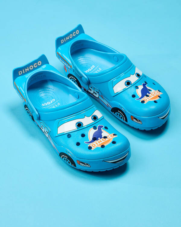 Lightning McQueen Dinoco CrocBand Clogs