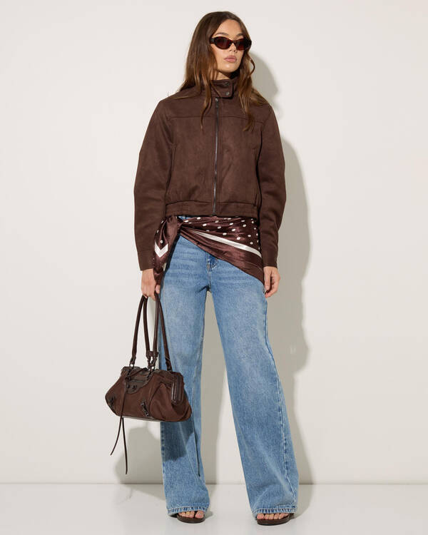 Ava And Ever Ramona Faux Suede Jacket for Womens