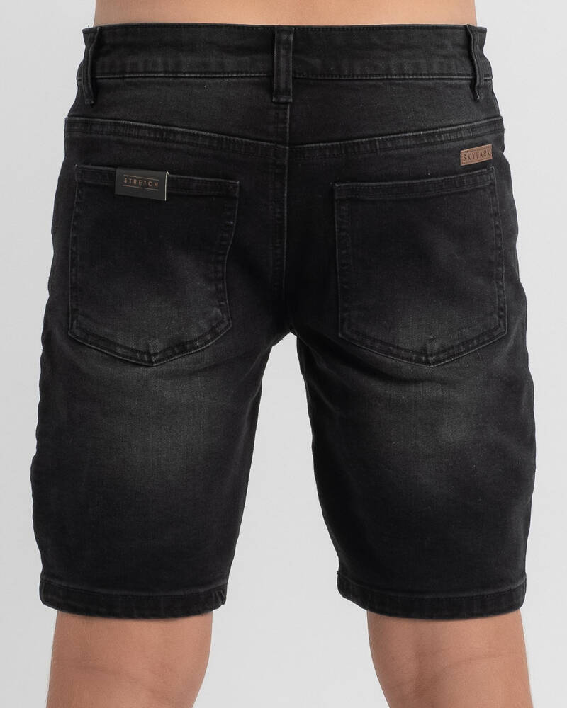 Skylark Boys' Cubic Denim Shorts for Mens