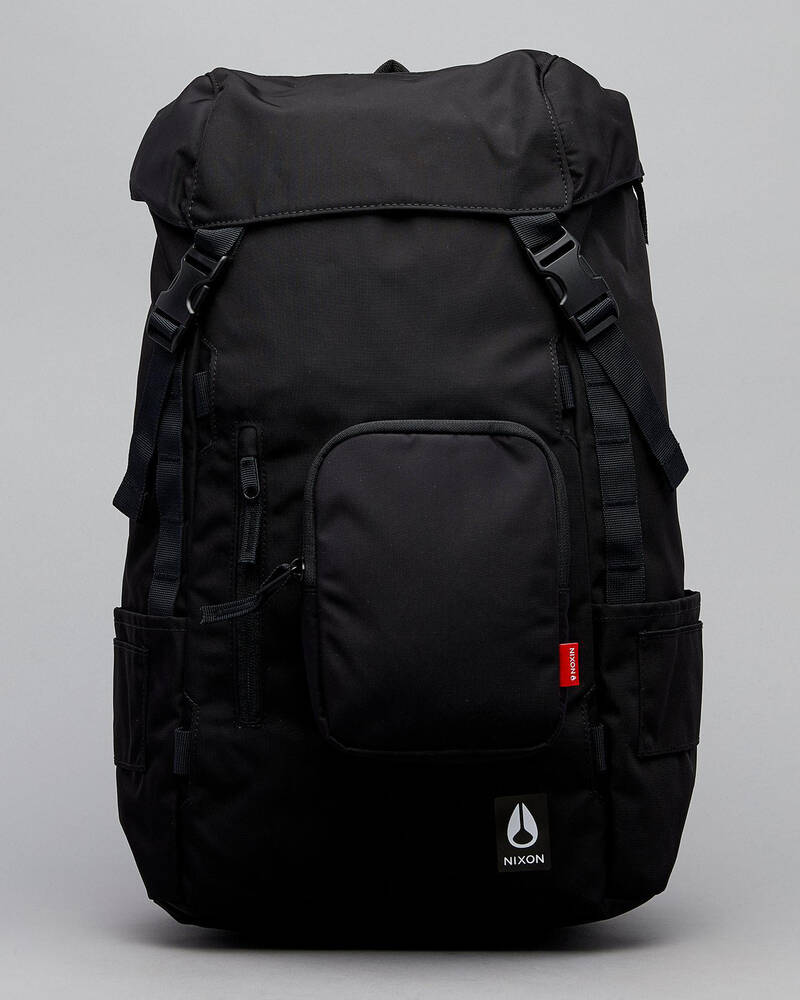 Nixon Landlock Backpack In All Black Nylon City Beach Australia