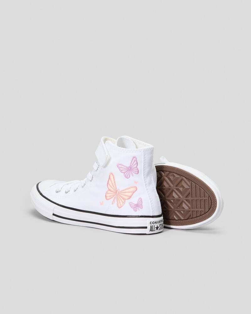 Converse Girls' Chuck Taylor All Star Easy on Butterflies for Womens