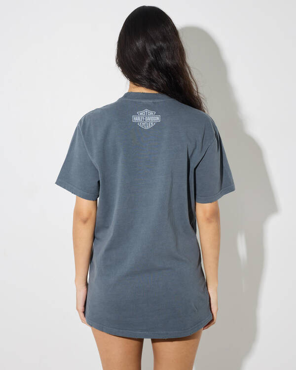 Kiss Chacey Harley Davidson Downshift Relaxed T-Shirt for Womens