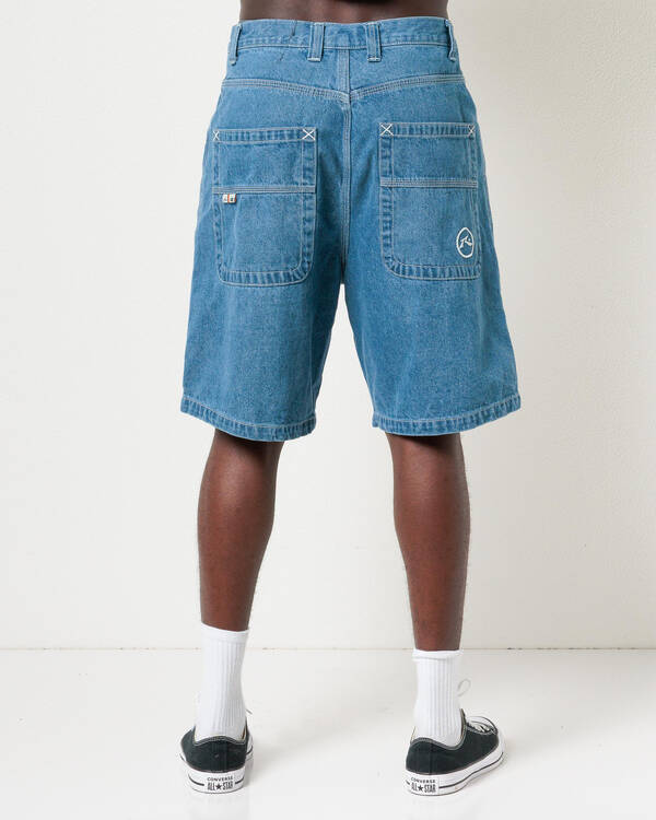 Rusty Flip Daddy Tapeless Denim Shorts for Mens