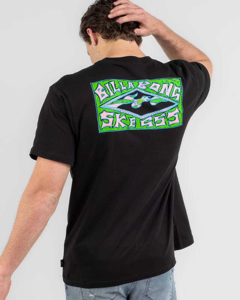 Billabong Green Goblin Short Sleeve T-Shirt for Mens