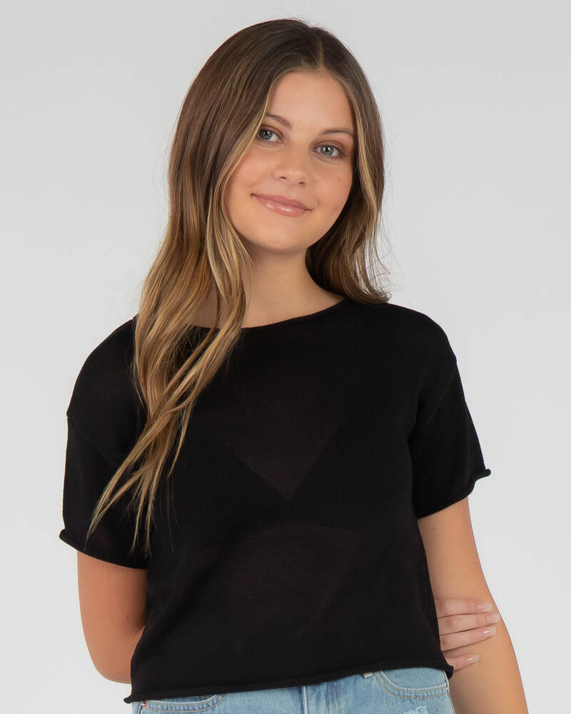 Mooloola Girls' Weekender Knit Top for Womens