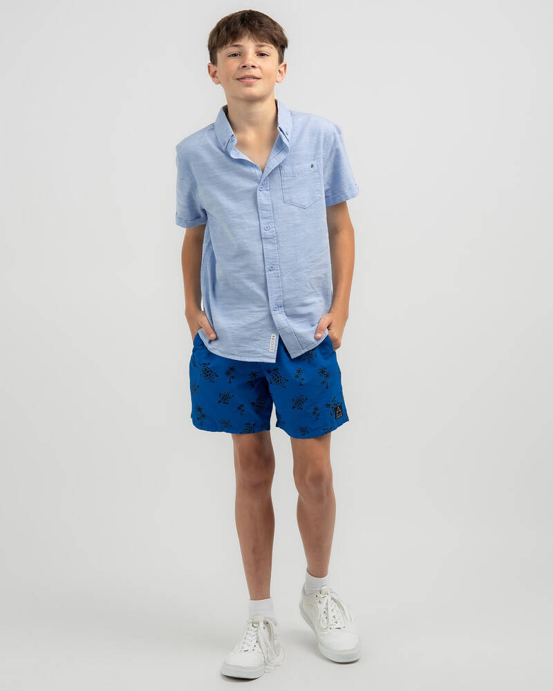 Lucid Boys' Reef Elastic Waist Shorts for Mens