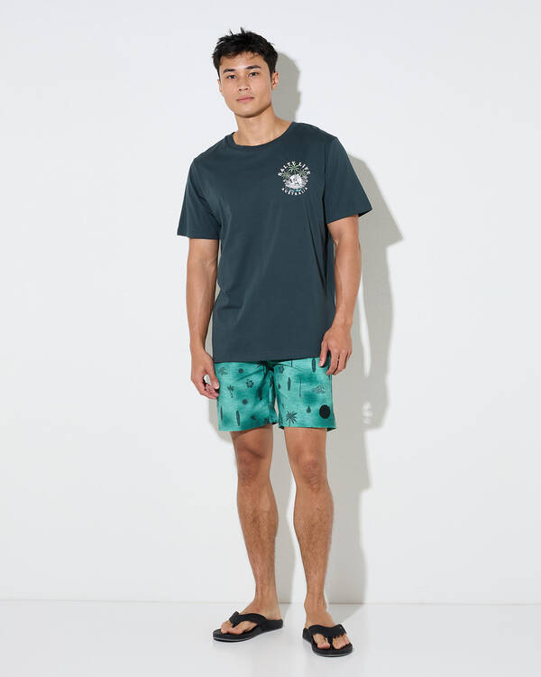 Salty Life Skull Cove T-Shirt for Mens