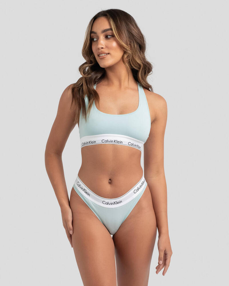 Calvin Klein Cotton Unlined Bralette for Womens