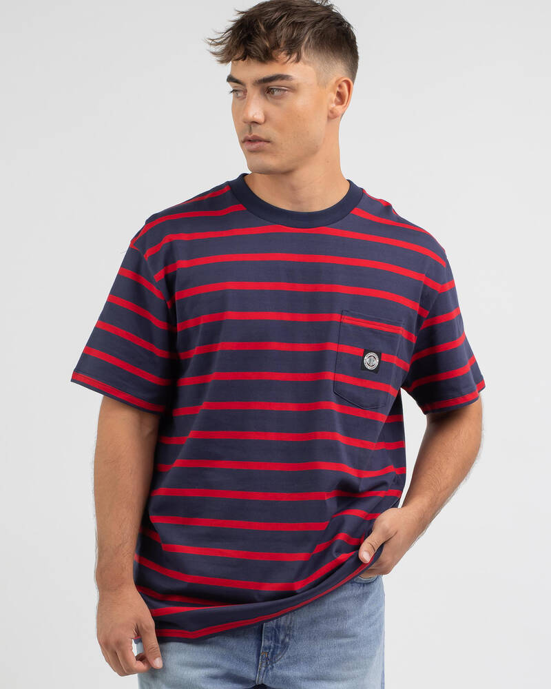 Independent BTG Summit Stripe Pocket T-Shirt for Mens