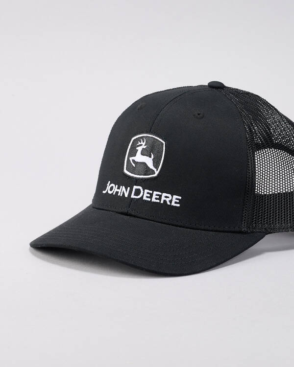 John Deere Trademark Logo Trucker Cap for Mens