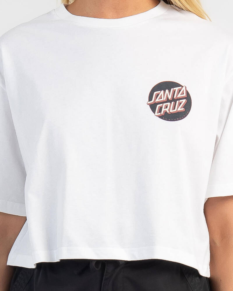 Santa Cruz Botanic Skull T-Shirt for Womens