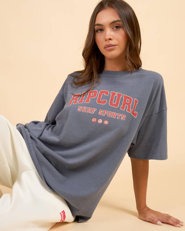 Rip Curl Varsity Sports Heritage T-Shirt for Womens