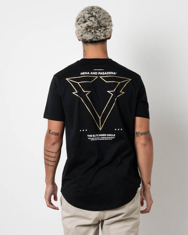 Nena & Pasadena Forge Dual Curved T-Shirt for Mens