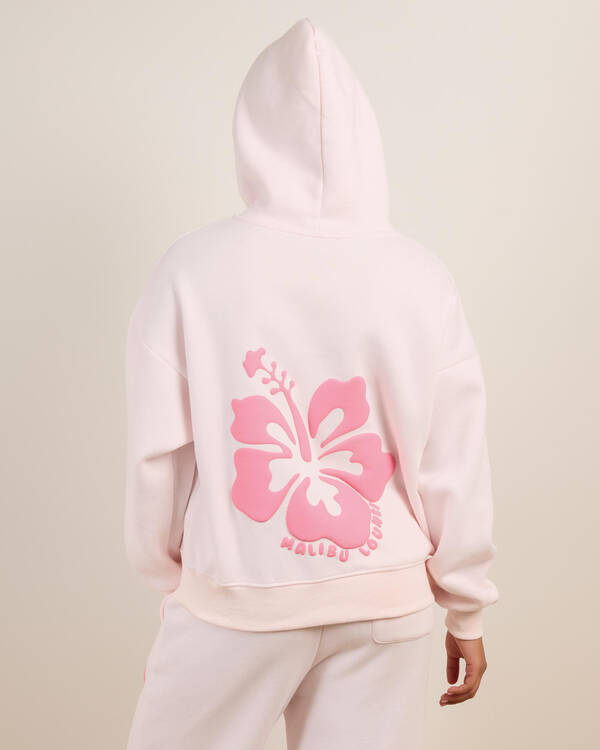 Malibu Lounge Malibu Lounge Hibiscus Hoodie for Womens