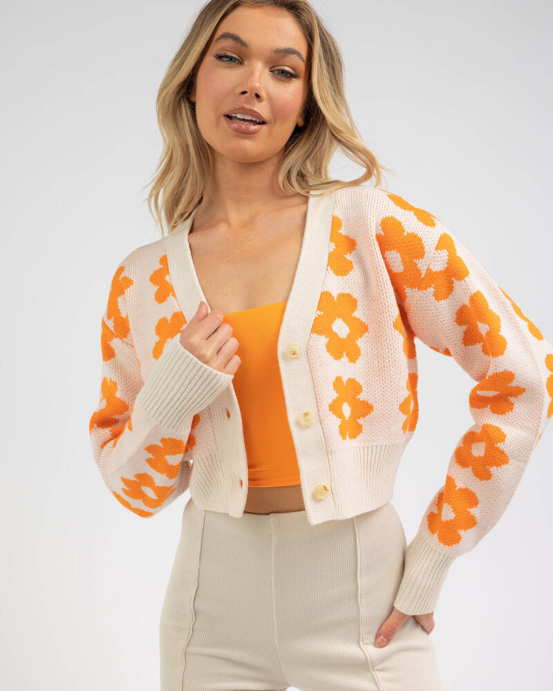 Mooloola Daisy Knit Cardigan for Womens