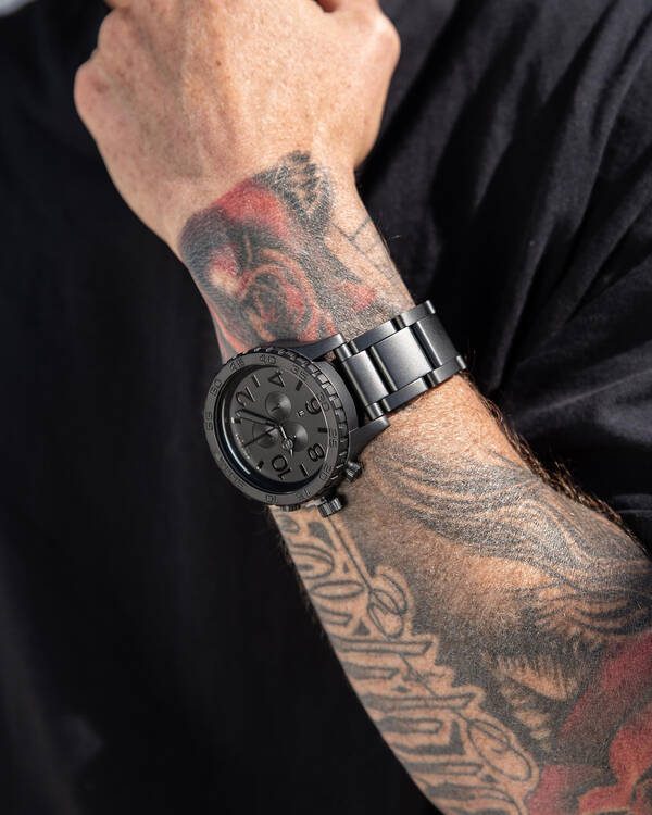 Nixon 51-30 Chrono Matte Black for Mens
