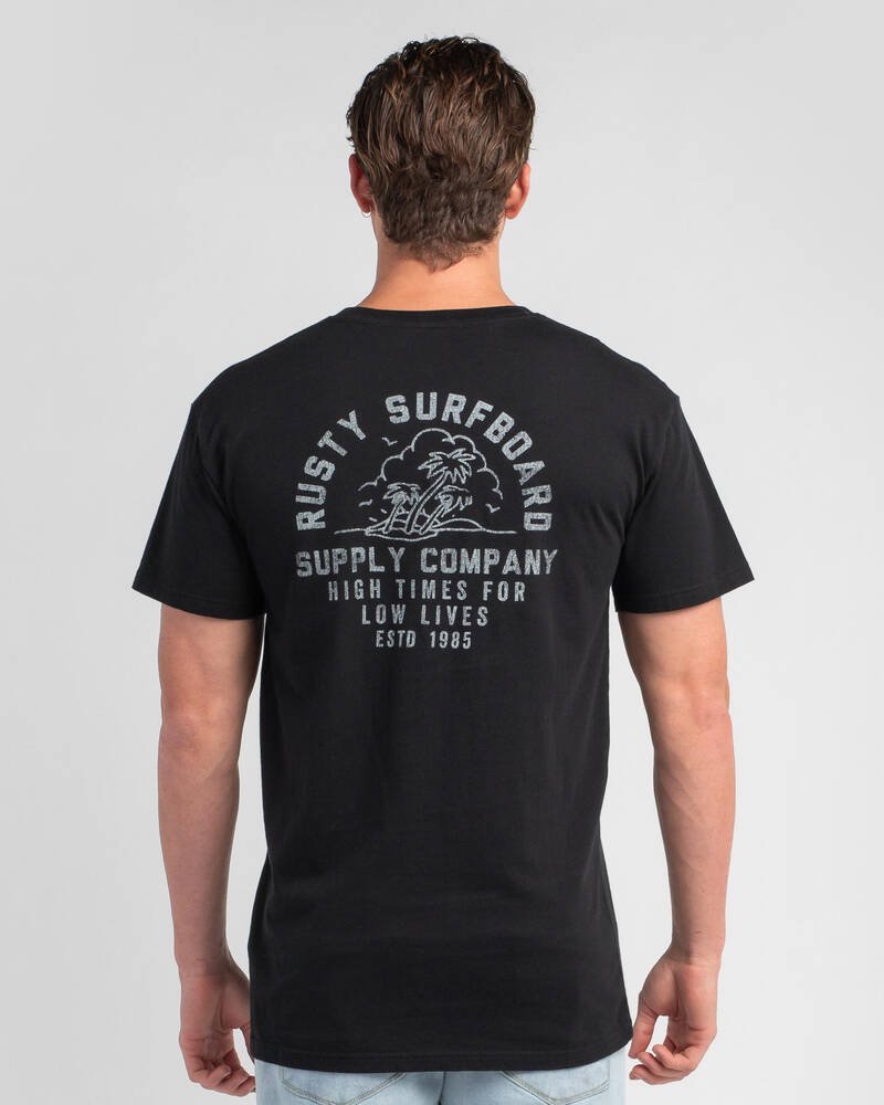 Rusty High Times T-Shirt for Mens