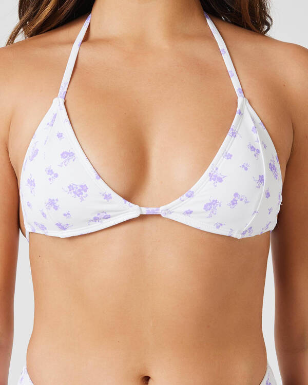 Topanga Petal Triangle Bikini Top for Womens