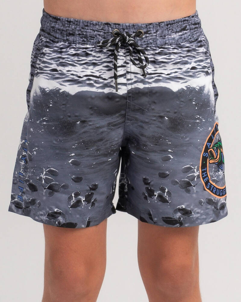 Salty Life Boys' Barra Mully Shorts for Mens