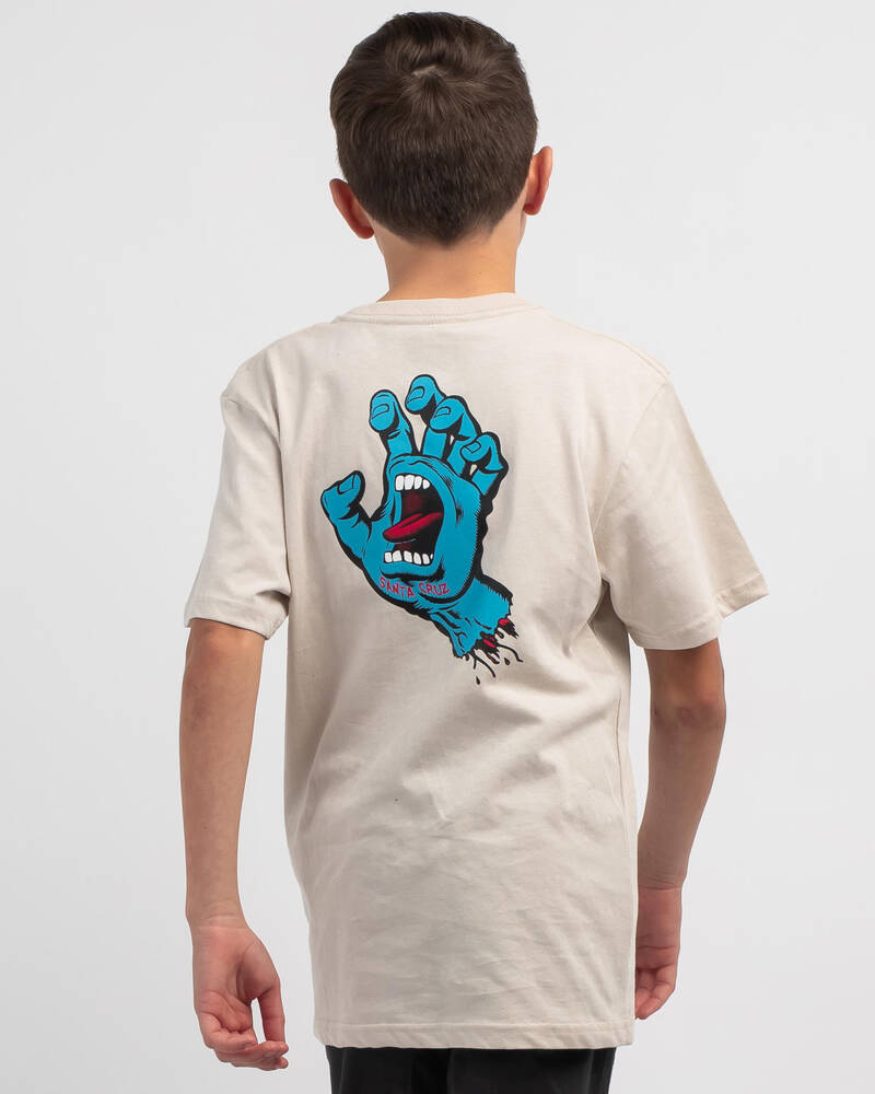 Santa Cruz Boys' Screaming Hand T-Shirt for Mens