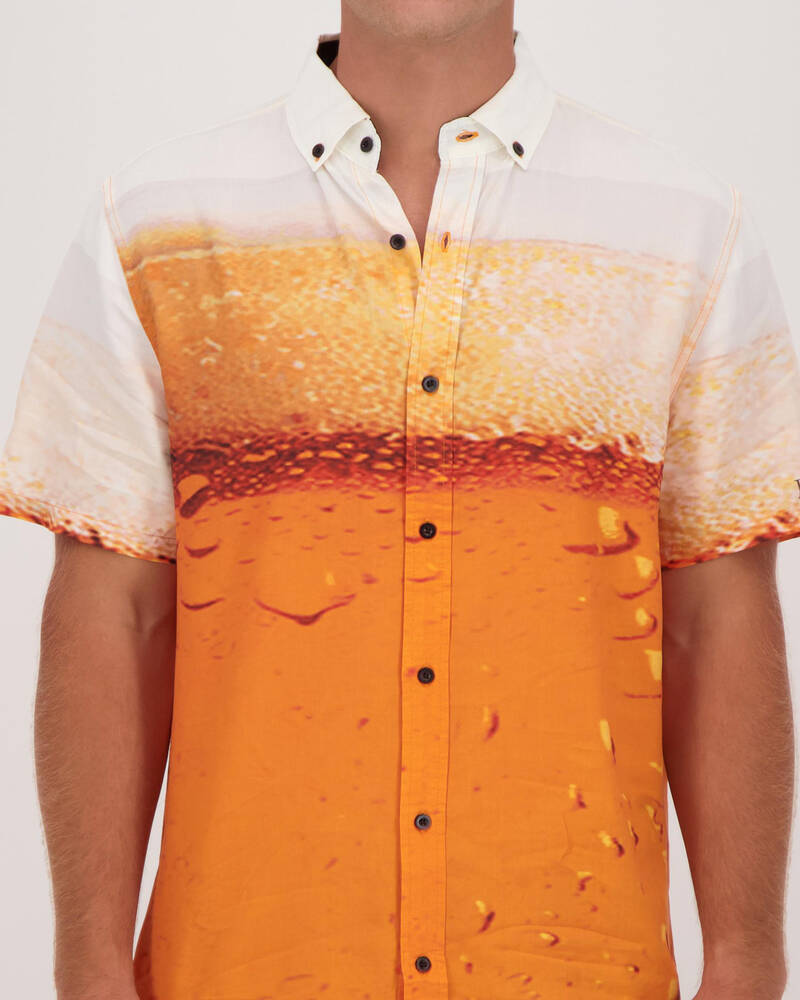 Jetpilot Beer Short Sleeve Shirt for Mens