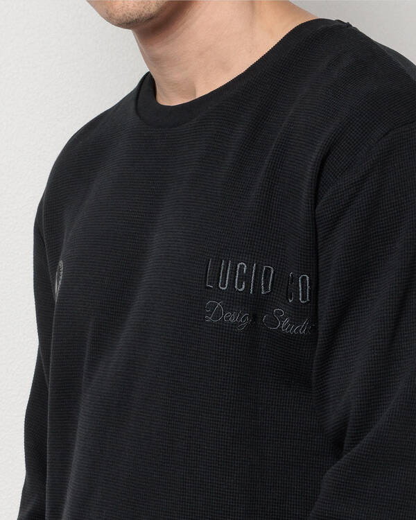 Lucid Sigil Waffle Long Sleeve T-Shirt for Mens