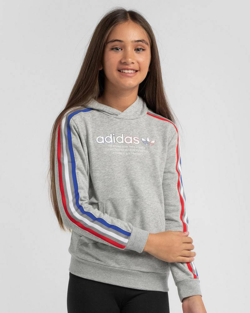 adidas Girls' Adicolour Hoodie for Womens