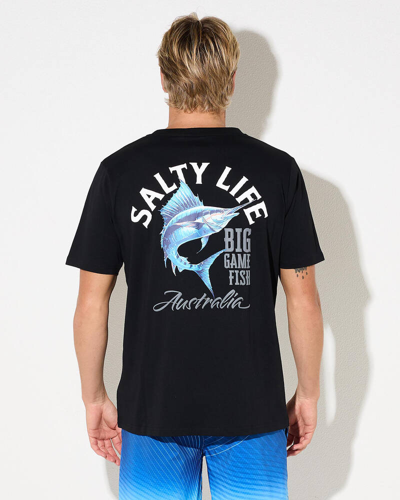 Salty Life Big Game T-Shirt for Mens