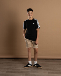 adidas Boys' 3 Stripe T-Shirt for Mens image number null