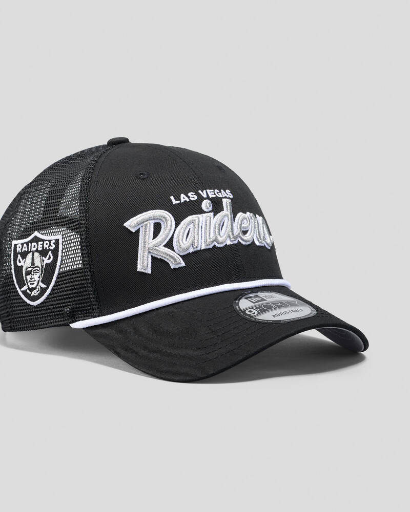 New Era Las Vegas Raiders 9Forty Trucker Cap for Mens