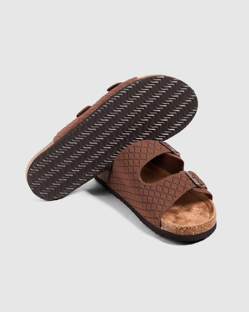 Roxy Womens Mannae Buckle Slide Sandals for Womens