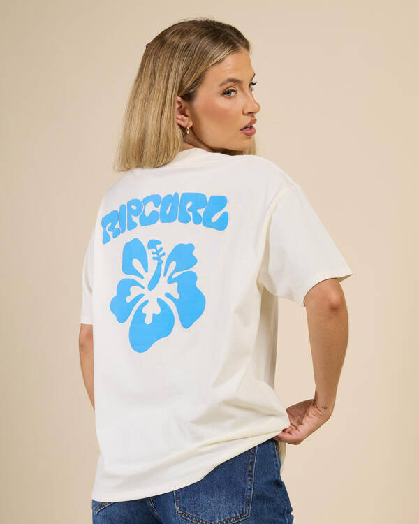 Hibiscus Puff Relaxed T-Shirt
