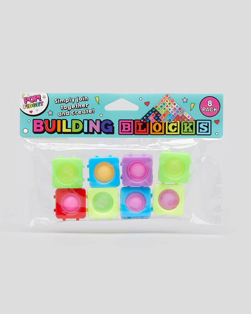 Get It Now Building Block Pop It Toy for Unisex