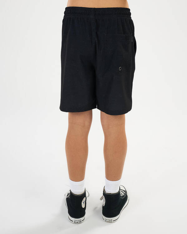Salty Life Boys' Anchor Point Elastic Waist Shorts for Mens