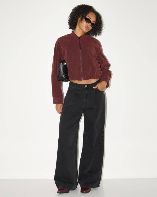 Ava And Ever Dallas Faux Suede Jacket for Womens