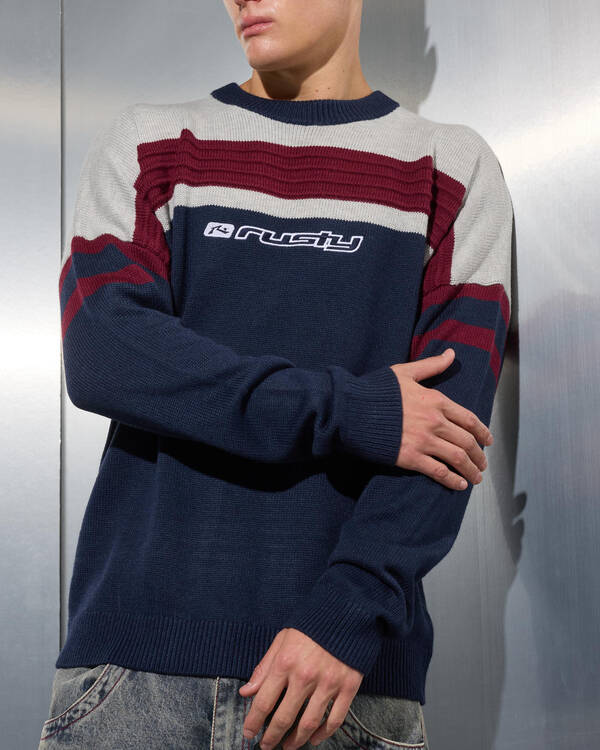 Rusty Snow Trip Archive Sweater for Mens