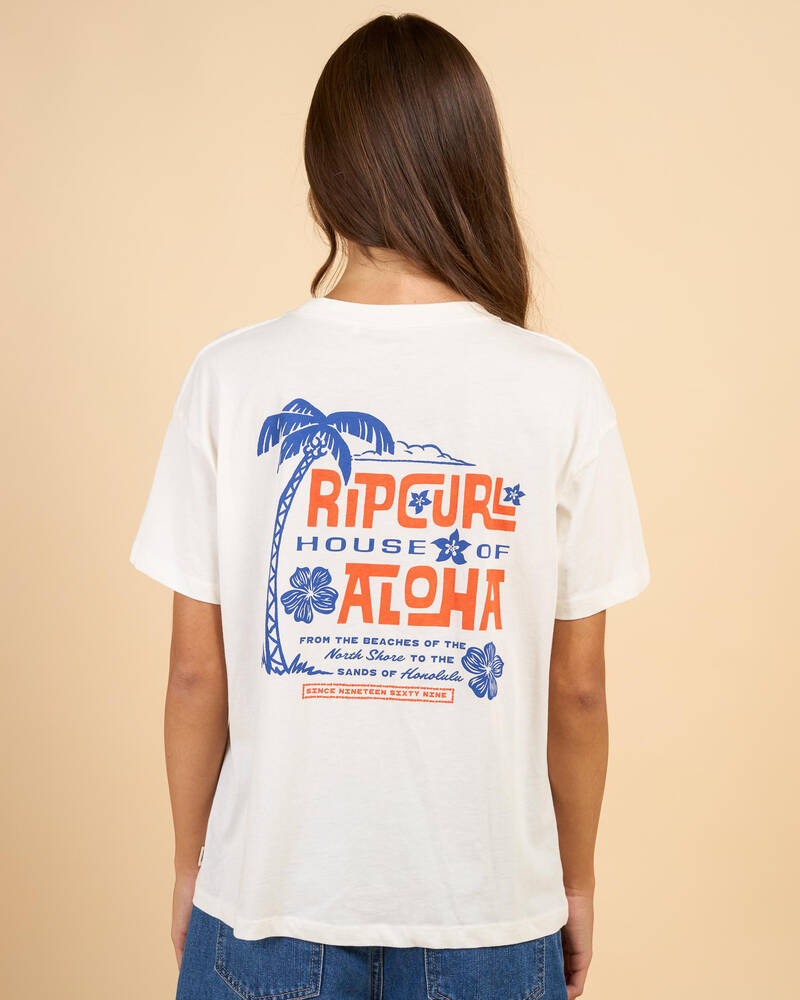 Rip Curl Aloha State Relaxed Fit T-Shirt for Womens