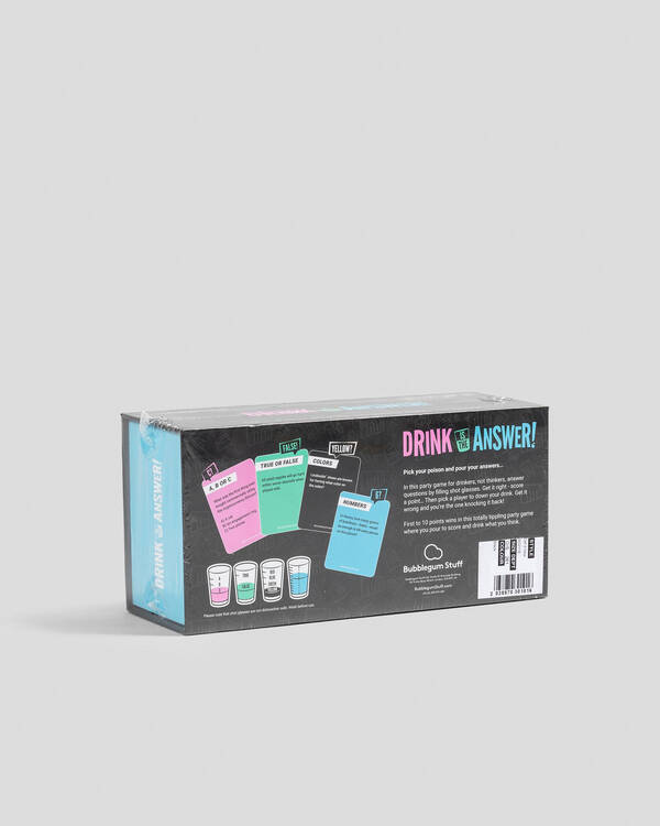 Get It Now Drink is the Answer Game for Unisex