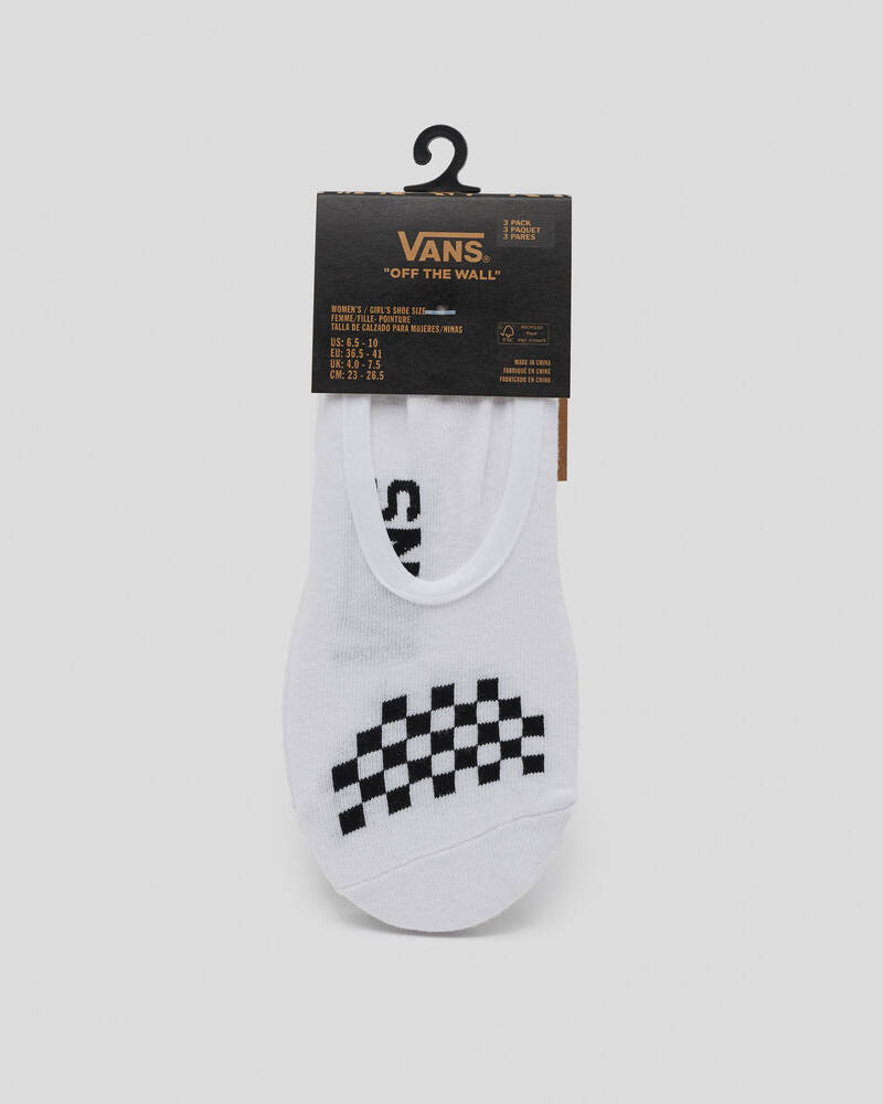 Vans Womens Canoodle No Show Sock Pack for Womens