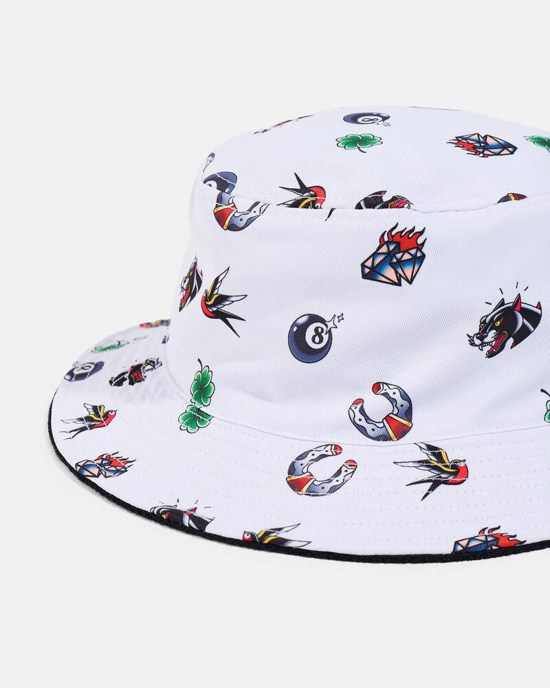 Salty Life Karma Reversible Bucket Hat for Mens
