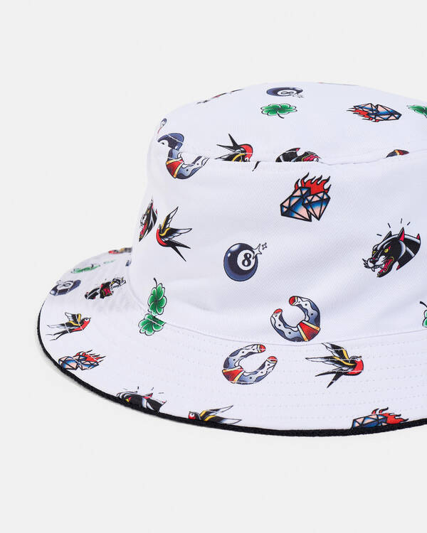 Salty Life Karma Reversible Bucket Hat for Mens