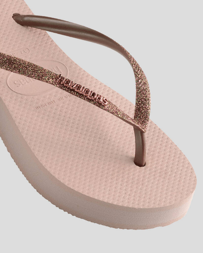 Havaianas Slim Flatform Shine thongs for Womens