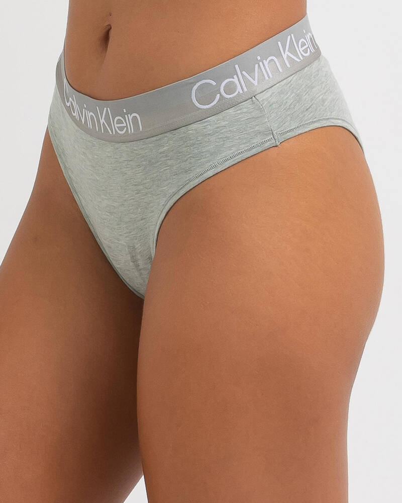 Calvin Klein Cotton High Leg Brazilian Brief for Womens