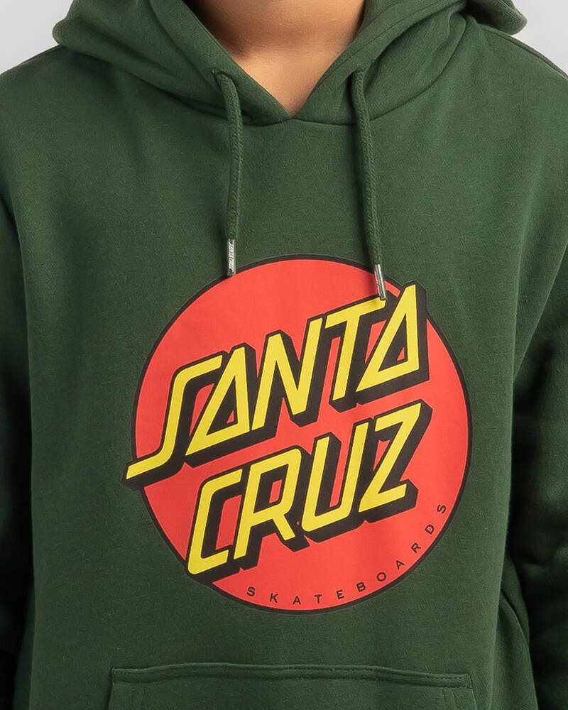 Santa Cruz Boys' Classic Dot Front Hoodie for Mens