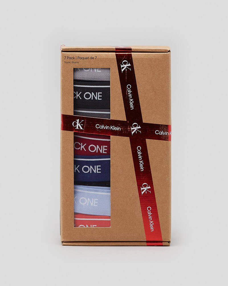 Calvin Klein CK One Holiday Trunk 7 Pack for Mens