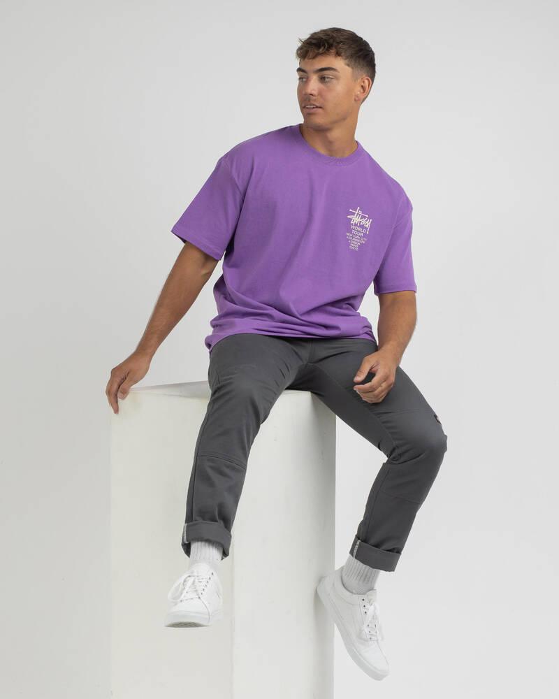 Stussy World Tour T-Shirt for Mens