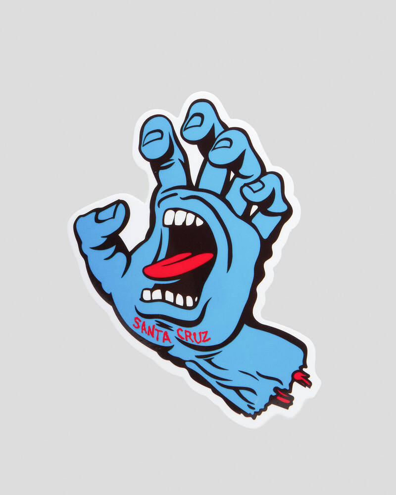 Santa Cruz Screaming Hand Sticker for Unisex
