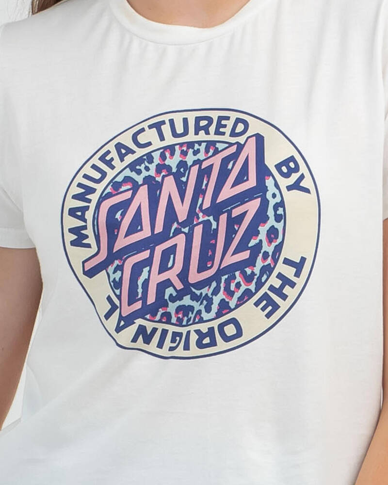 Santa Cruz Girls' Primal MFG Dot T-Shirt for Womens