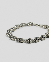 REPUBLIK Skull Metal Bracelet for Mens image number null