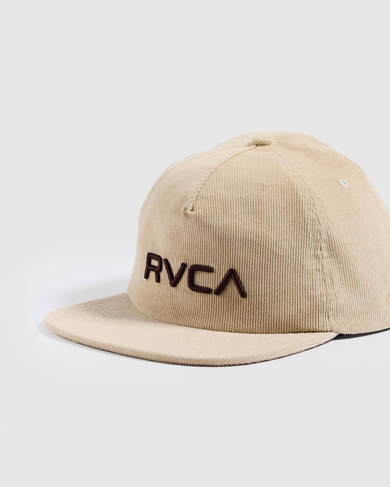 RVCA Big RVCA Cord Snapback Cap for Mens